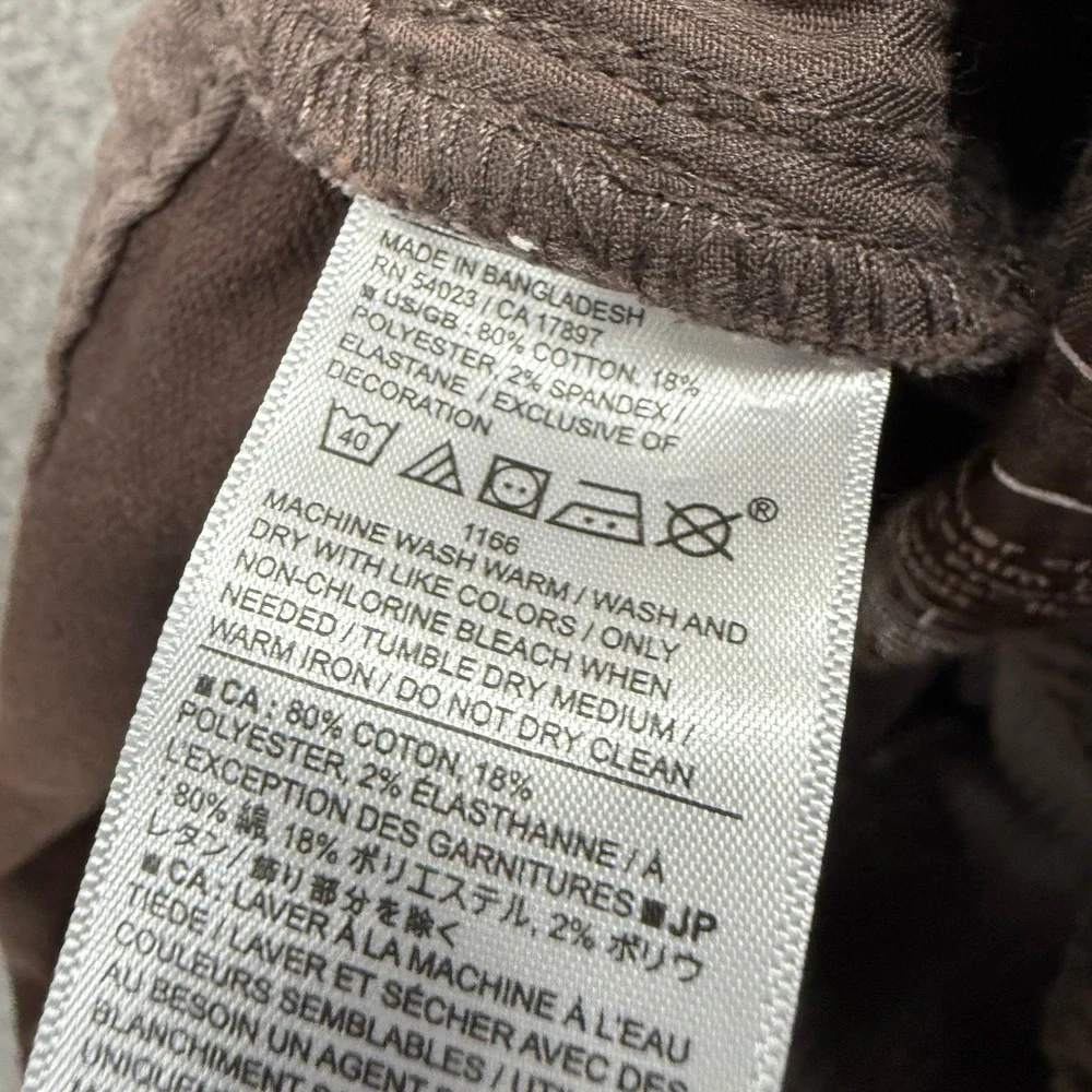 Banana Republic Travel Jean‎ Mens 29x30 Brown Athletic Fit Stretch Pants Casual